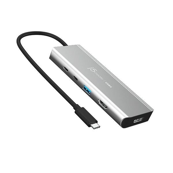 j5 Create USB4 Dual4K マルチポートこしき あき場所薄墨色 JCD401 1個