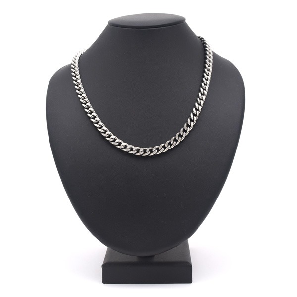 【ポイント10倍】チタン製キヘイネックレス幅8.4mm/長さ50cm