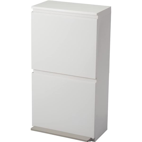 【2個仕掛ける】アスベル カテゴリー化ペダル2段広広とした 40L 白いこと ゴミ箱-インテリア・寝具・収納