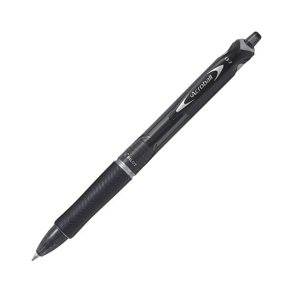 (まとめ）パイロット 油性ボールペンアクロボール150 細字0.7mm ブラック BAB-15F-BB 1セット（10本）【×5セット】