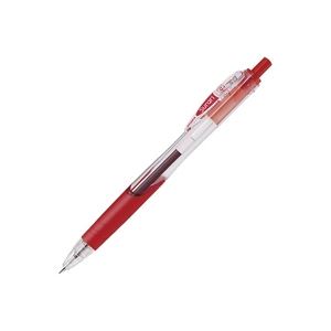 (業務用5セット) ZEBRA ゼブラ ボールペン スラリ 【0.7mm/赤】 10本入り エマルジョンインク(油性・水性混合) BN11-R