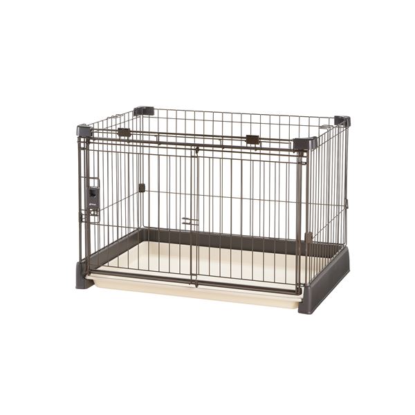 リッチェル もっとお掃き出す飾り気の無い愛玩動物倶楽部 90-60（幅90糎）うす暗い赤銅色