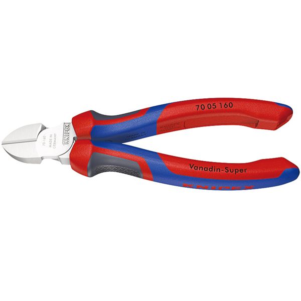 KNIPEX クニペックス 7005-160 斜ニッパー SB 物の具 物の具 DIY 御役目物の具 物の具 ニッパー DIY・工具-ニッパー-手動工具