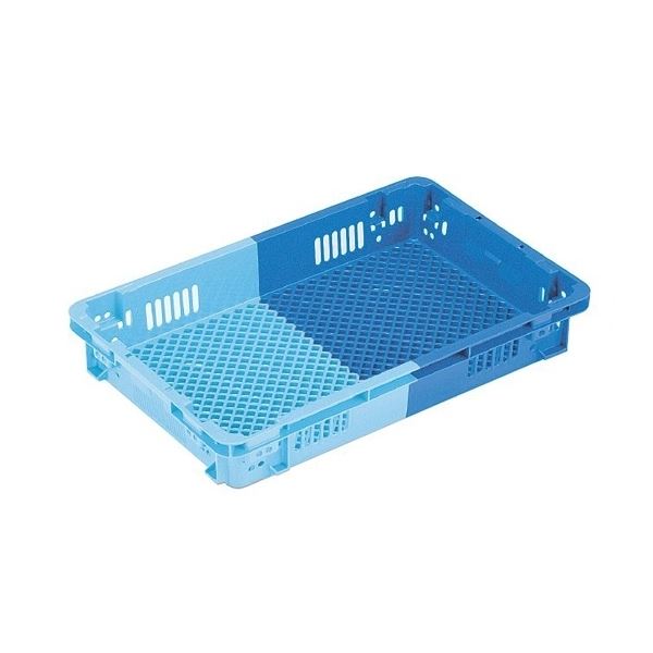 御役目用入れものボックス席/食料雑貨類用入れもの 【本体・蓋仕掛ける/NF-M33浅・フタ】 まっ黒い青色/青色 材質：PP【代引不可】 生活雑貨-日用品雑貨・文房具・手芸-収納用品