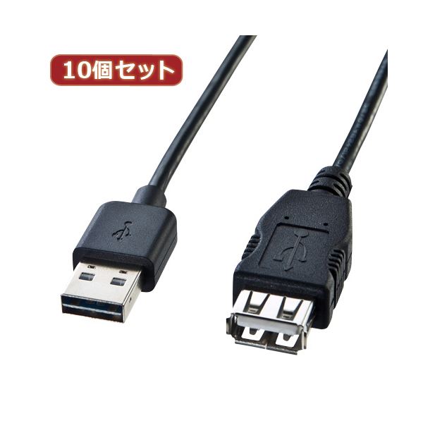 10個仕掛ける サンワサプライ 両面挿せるUSB押しひろげる有線テレビ（A-A刃針） KU-REN2 KU-REN2X10