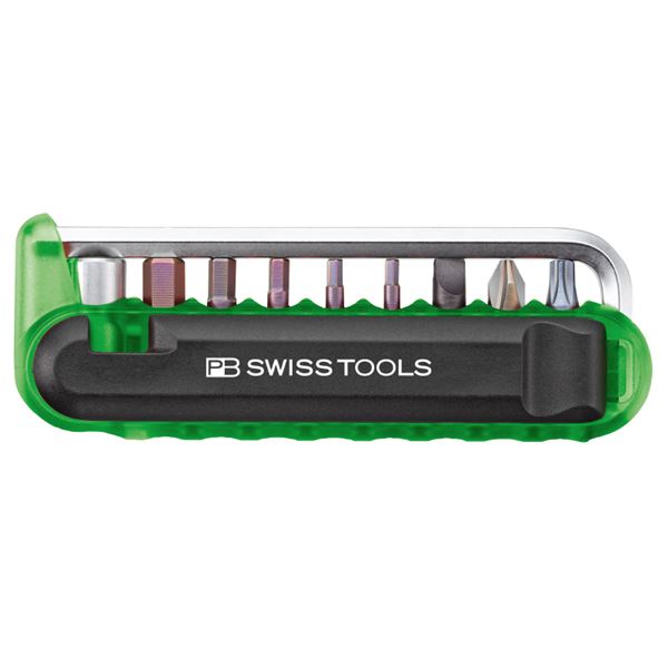 PB SWISS TOOLS 470GREENCN バイクツールセット (9本組) グリーン