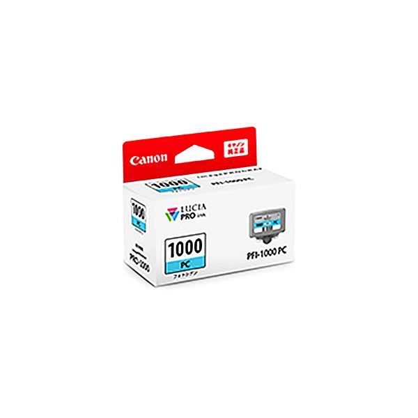 【完全無欠品】 Canon 加農砲 インキ薬莢/トナーカートリッジ 【0550C004 PFI-1000マイコン 写真絵シアン】