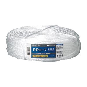 （まとめ） ホリアキ ビニール紐 ハートインPPロープ HIPPR-100200W 1巻入 【×2セット】