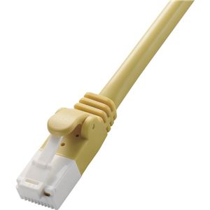 （まとめ） エレコム Cat6相応うツメ折れ押しとどめるローカルエリアネットワーク有線テレビ 黄色 3m LD-GPT／Y3／RS 1本 【×10仕掛ける】