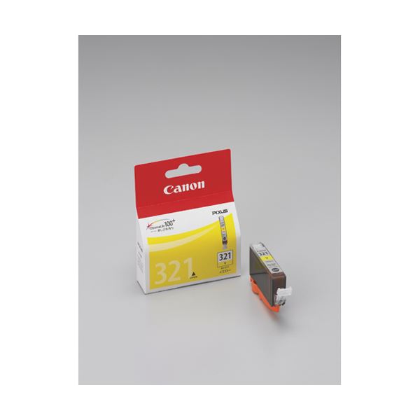 （まとめ） キヤノン Canon インクジェットカートリッジ BCI-321Y イエロー 1個入 【×3セット】 4,672円
