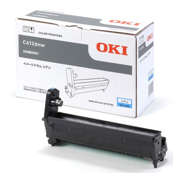 【完全無欠品】 OKI DR-C4DC 想い浮かべる膜鳴楽器 シアン