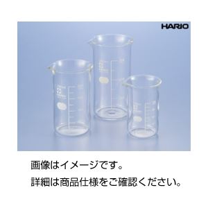（まとめ）硼珪酸瑠璃製トールビーカー500ml（HARIO）【×5仕掛ける】