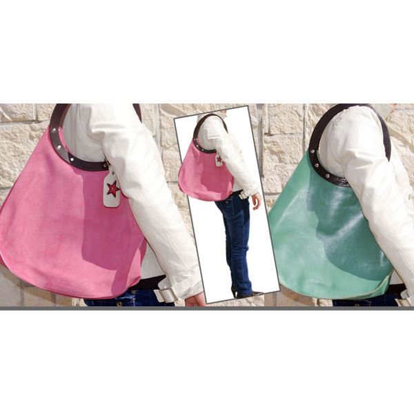 ★dean（ディーン） machine stitch tear-drop ショルダーバッグ ターコイズ｜サイバーベイ