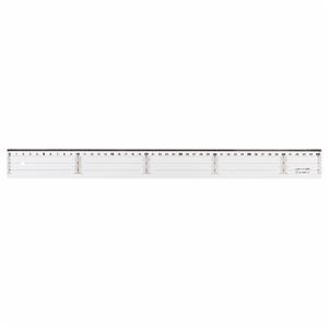まとめ ライオン事務器 アクリル直線定規 1本 A-15 45cm