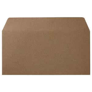 (まとめ) 寿堂 カラー横型封筒 110×220mm 127.9g/m2 テープのり付 〒枠なし カフェモカ 10354 1パック(10枚) 【×15セット】|サイバーベイ