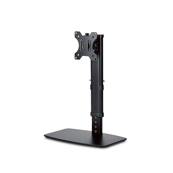 エレコム モニタースタンド ディスプレイスタンド 昇降タイプ 17インチ～27インチ対応 10段階 ブラック DPA-VL01BK