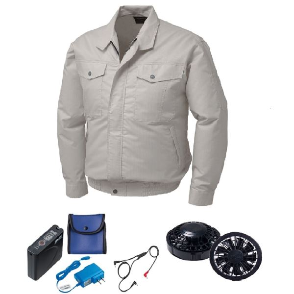 楽天市場】KU91720 空調服 R ポリエステル製 半袖 FAN2200BR・RD9261