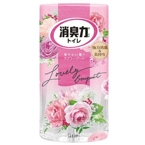 （まとめ） エステー 室内用便器の消臭力（置き型） ラブリーブーケ6個【×5仕掛ける】