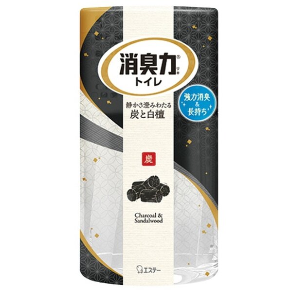 （まとめ） エステー 室内用便器の消臭力 炭と白檀の芳ばしさ 400mL 6個【×5仕掛ける】