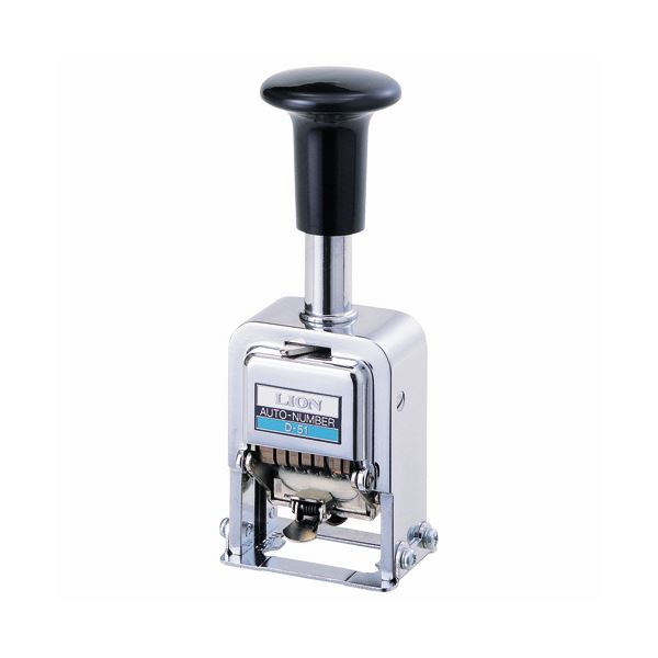 (まとめ）ライオン事務器 ナンバリング D型5桁5様式 E字体 D-51 1台【×3セット】 22,563円