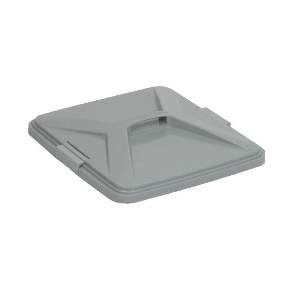 (まとめ)砂ぼこりボックス席/紙くずかご 【角型 90L フタ】 ※本体別売り E-CON エコン 【×5仕掛ける】
