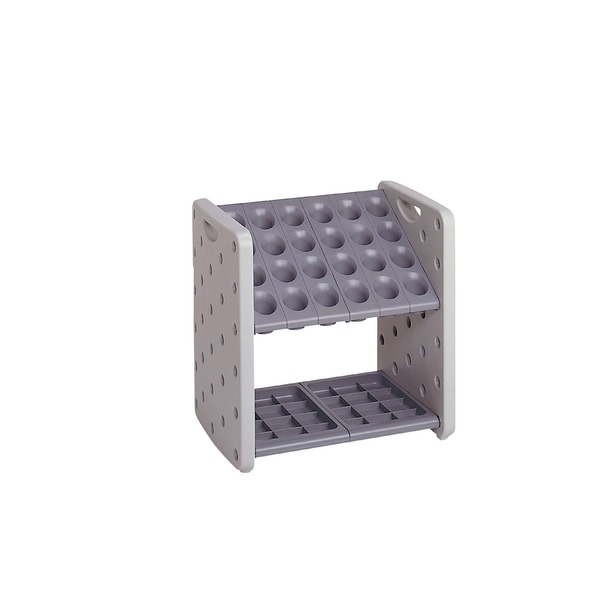 傘立て K24 24本立 幅500粍 薄墨色 スチール写真煙管 受皿付 アンブレラスタンド テラモト アーバンピット 部屋の入り口 室内装飾調度品