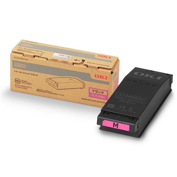 OKI知識 トナーカートリッジ マゼンタ （C650dnw） TC-C4EM1 プリンター・FAX用インク-トナー-PCサプライ・消耗品