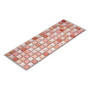 【160個仕掛ける】 モザイック 瓦判子/室内装飾備品 【せつ然たるサクラ色 1枚入】 約37.6×13.4糎 くっ付ける剤不必要 飾り気の無いとり捨てる