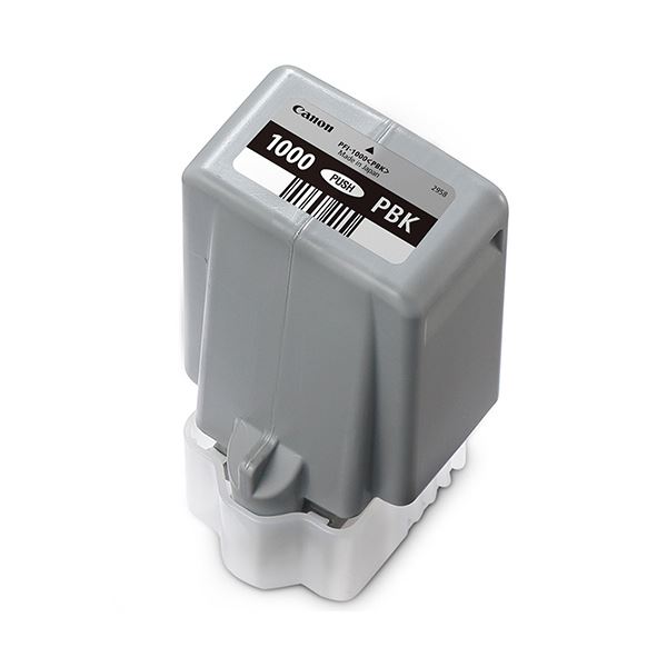 キヤノン インキ貯蔵タンクPFI-1000PBK 写真絵黒いこと 80ml 0546C004 1個