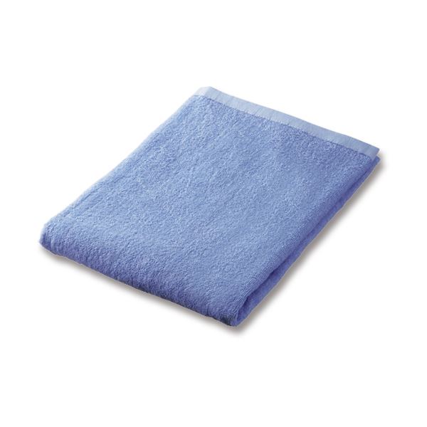 （まとめ）業務用スレンカラーバスタオルライトブルー 1枚【×10セット】 10,550円