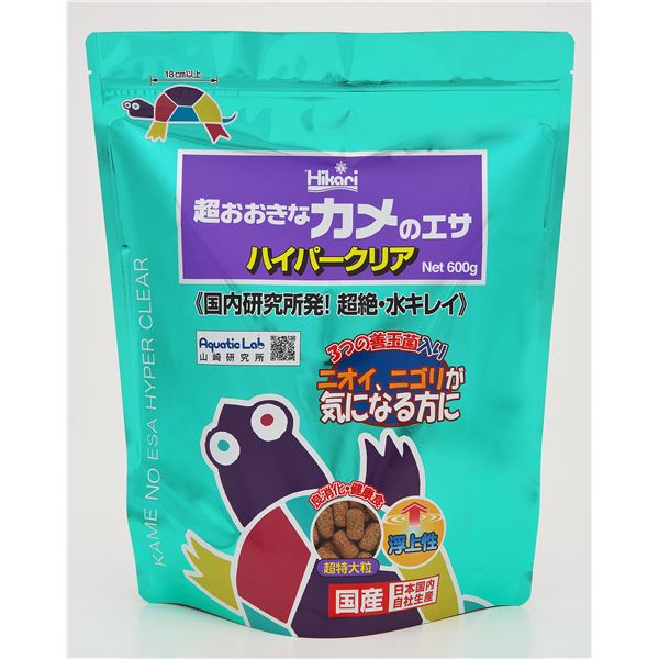 (まとめ)超おおきなカメのエサハイパークリア 600g (ペット用品)【×5セット】【代引不可】