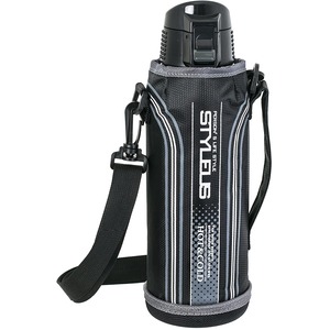【20個仕掛ける】 スポーツマグボトル/吸い筒 【1L 黒いこと】 温・冷両用 魔法瓶遣りかた ワンタッチ中栓 『スタイラス ネオ』