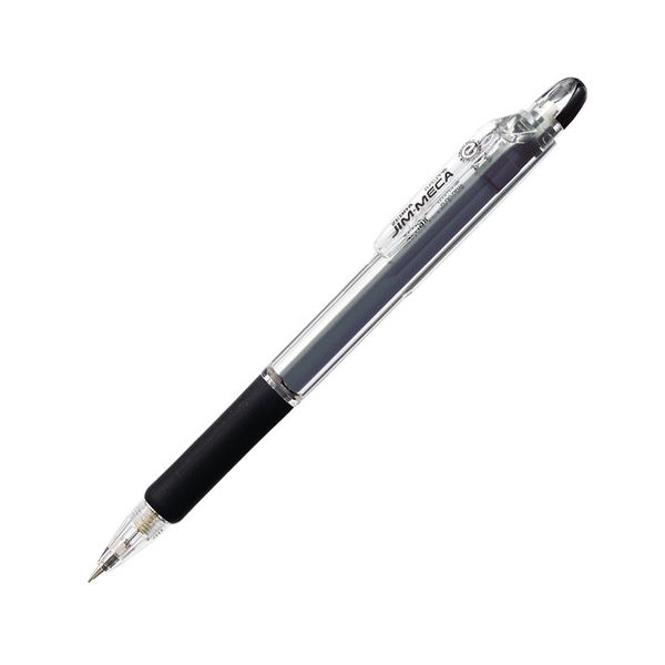 (まとめ) ゼブラ シャープ SHARPペンシル ジムメカ 0.5mm （軸色 黒） KRM-100-BK 1セット（10本） 【×10セット】