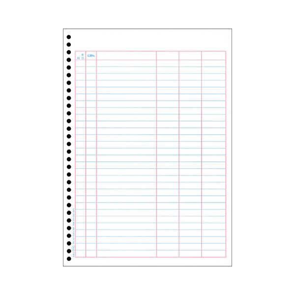 (まとめ) オービック 単票整理保存用具会計帳簿 A4タテ 4124 1箱（1000枚）  【×5仕掛ける】