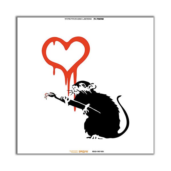 Digital Oasis Visual Sonic アートパネルBluetoothスピーカー Banksy BDLD-1907-005｜サイバーベイ