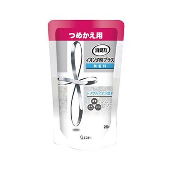 （まとめ）エステー 消臭力 クリアビーズイオン消臭つけ加える 無芳ばしさ つめかえ 280g 1個【×50仕掛ける】