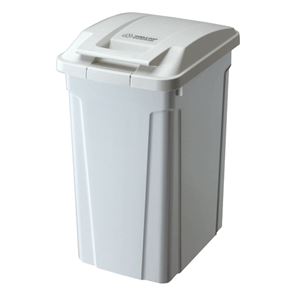 〔10個仕掛ける〕 紙くずかご 砂ぼこりボックス席 約幅31.5糎 45L 白いこと 室外用 鍵を掛ける式 上蓋付き添い人 SP手持ち部分付き添い人 可塑性物質 バス発着場