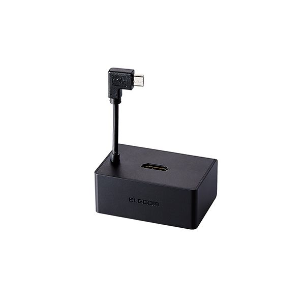 【5個セット】 エレコム スタンド型アダプター/Fire TV Stick専用/LANポート付 DH-FTHDL01BKX5｜サイバーベイ