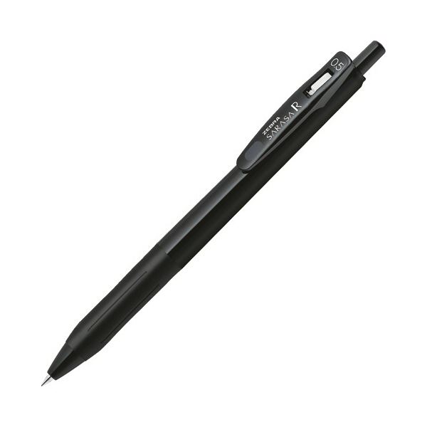 (まとめ) ゼブラ ゲルインクボールペン サラサR 0.5粍 黒 (軸色：黒) JJ29-R1-BK1 1仕掛ける(10本) 【×10仕掛ける】