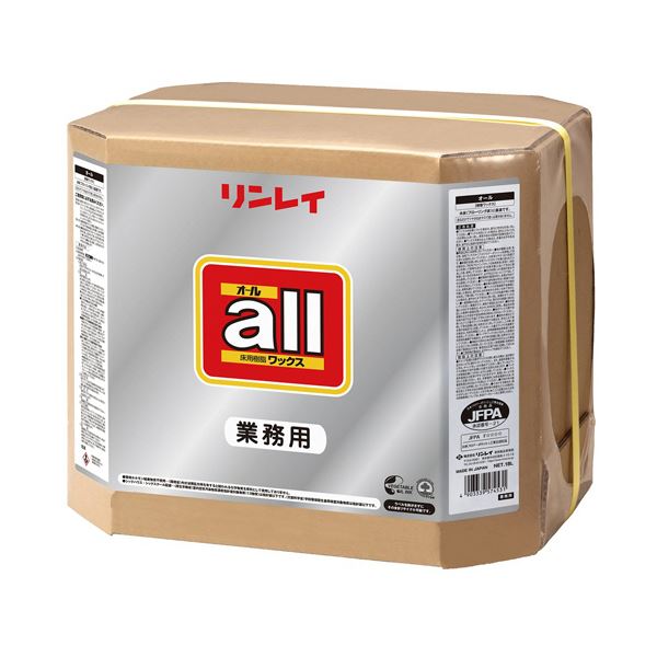 リンレイ 床用樹脂ワックスオール 業務用18L 1箱 17,356円
