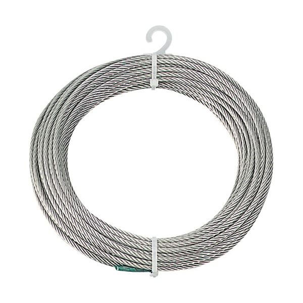 (まとめ) TRUSCO ステンレスワイヤーロープ Φ4mm×10m CWS-4S10 1巻 【×3セット】 16,742円