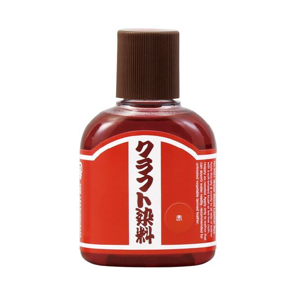 (まとめ)クラフト染料 100mL 赤18-3208【×30セット】