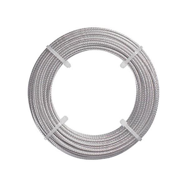 (まとめ) TRUSCO ステンレスワイヤーロープ Φ1mm×10m CWS-1S10 1巻 【×5仕掛ける】 梱包資材-日用品雑貨・文房具・手芸-生活雑貨
