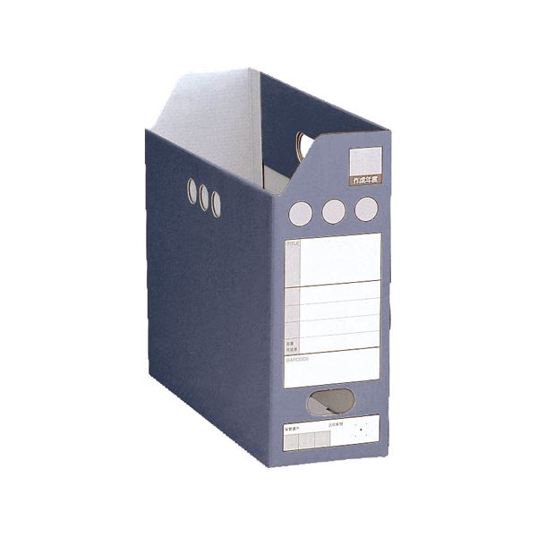 （まとめ）セキセイ ペーパーシスボックス A4ヨコ背幅102粍 青み SBF-102C-10 1枚 【×30仕掛ける】