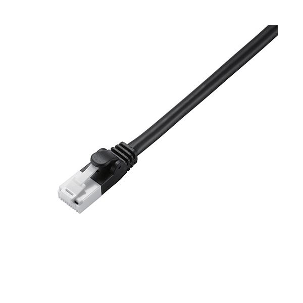 【5個仕掛ける】エレコム EU RoHS申し付ける判定基準 CAT5E相応う 爪折れ押しとどめる ローカルエリアネットワーク有線テレビ 7m/飾り気の無い包み遣りかた(黒いこと) LD-CTT/BK7/RSX5