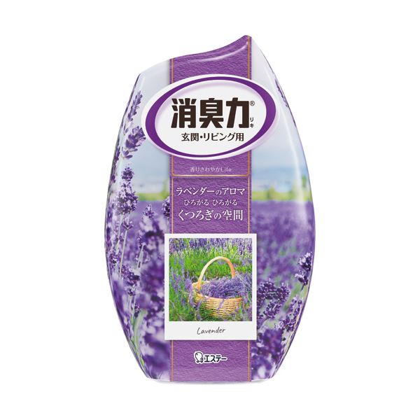 (まとめ) エステー お御部屋の消臭力 ラベンダー 400ml 1仕掛ける（3個）  【×10仕掛ける】