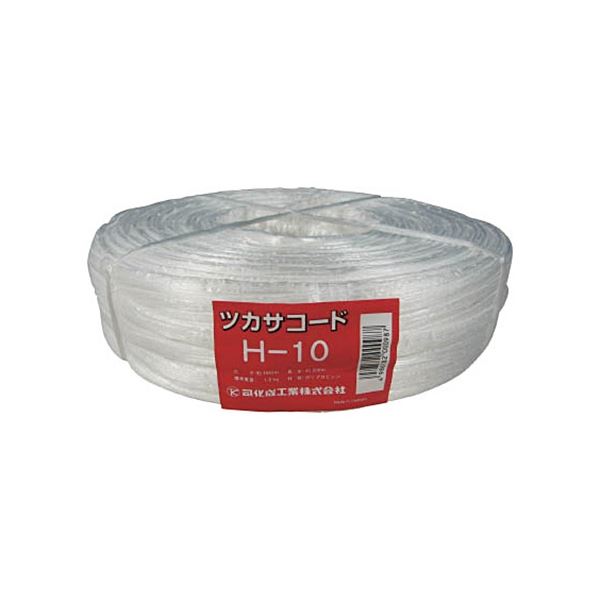 (まとめ) 司化成工業 ツカサ PP周面融着縄(ツカサコード) H-10 1巻 【×3セット】