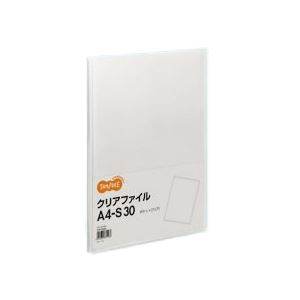 TANOSEE 読みやすい整理保存用具 A4タテ 30衣嚢 背幅17粍 読みやすい 1仕掛ける（60冊）