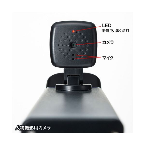 【ポイント10倍】サンワサプライスタンドスキャナ型USB書画カメラ(顔用カメラ付き)CMS-V56S1台