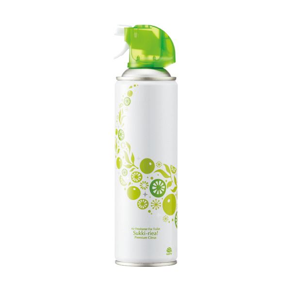 （まとめ）アース製薬 室内用便器の消臭スプレースッキーリエア！ プレミアムシトラスの芳ばしさ 350ml 1仕掛ける（3本）【×10仕掛ける】
